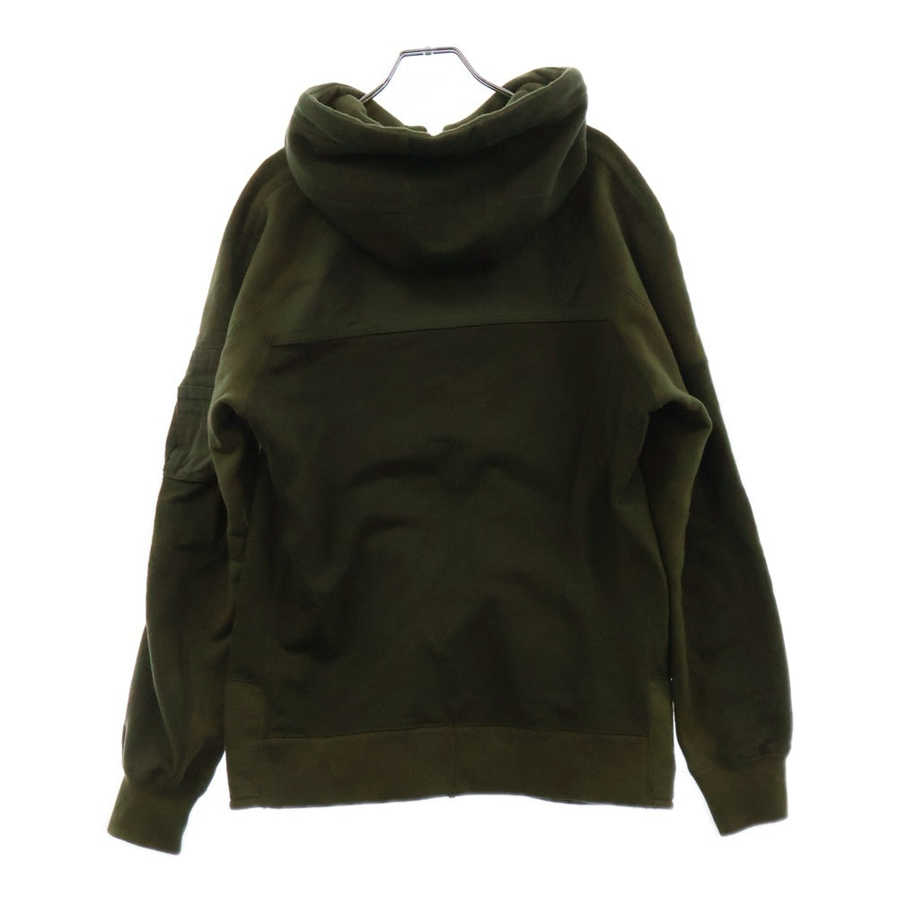eYe COMME des GARCONS JUNYA WATANABE MAN(アイ コム デ ギャルソン ジュンヤ ワタナベ マン) 14AW 再構築 ジップアップスウェット パーカー カーキ WM-T902 AD2013