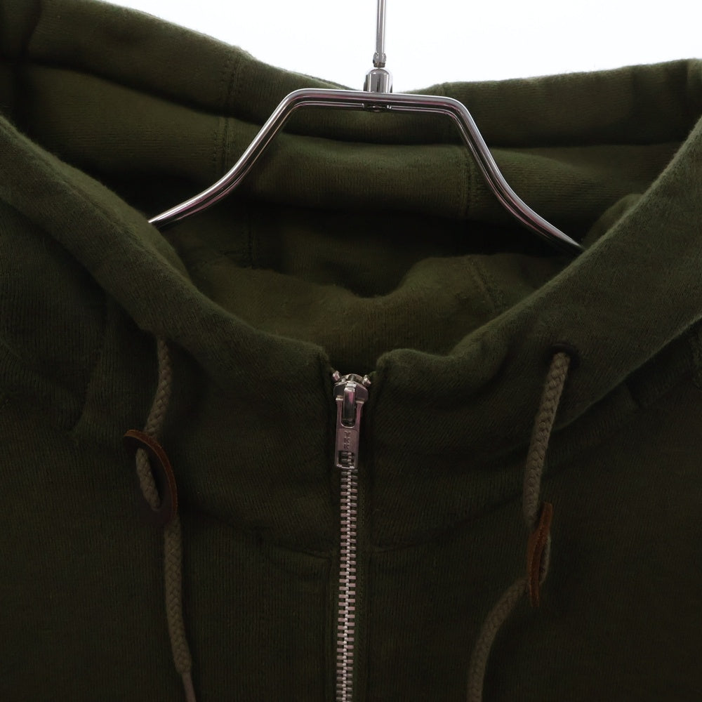 eYe COMME des GARCONS JUNYA WATANABE MAN(アイ コム デ ギャルソン ジュンヤ ワタナベ マン) 14AW 再構築 ジップアップスウェット パーカー カーキ WM-T902 AD2013