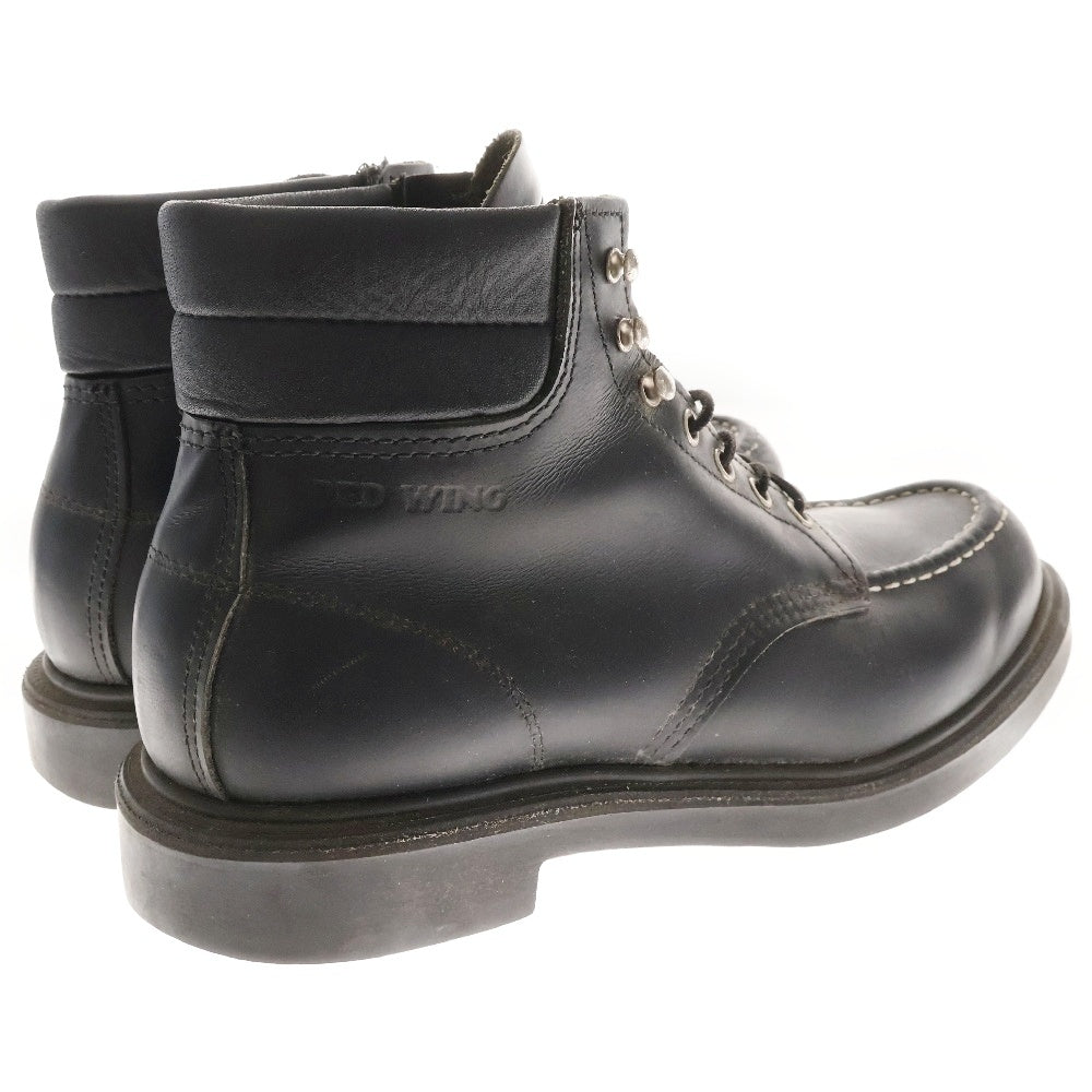 RED WING(レッド ウイング) 8133 CLASSIC WORK 6 MOC-TOE SUPER SOLE スーパーソール モックトゥブーツ レザーシューズ ブラック