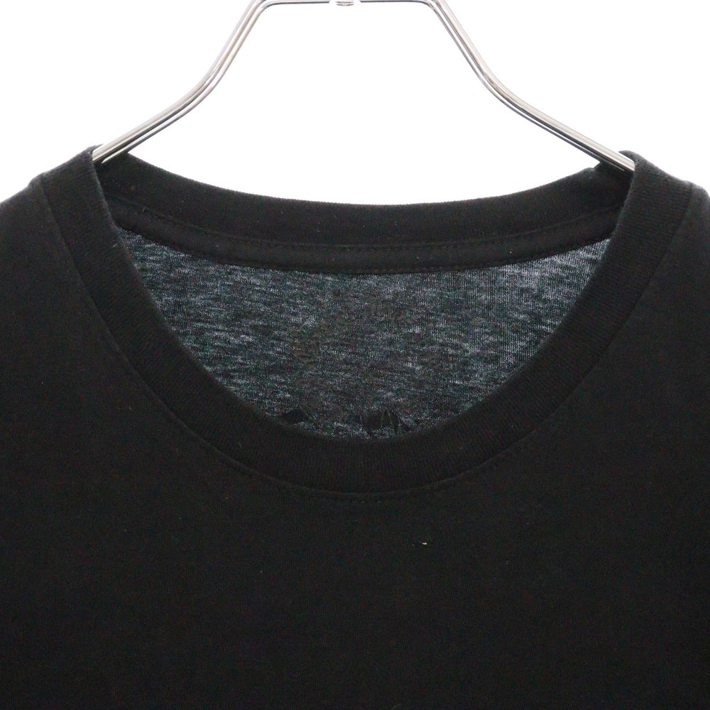 CHROME HEARTS(クロムハーツ) USA Logo S/S TEE スクロールロゴプリントクルーネック半袖Tシャツ ブラック 2212-304-0070
