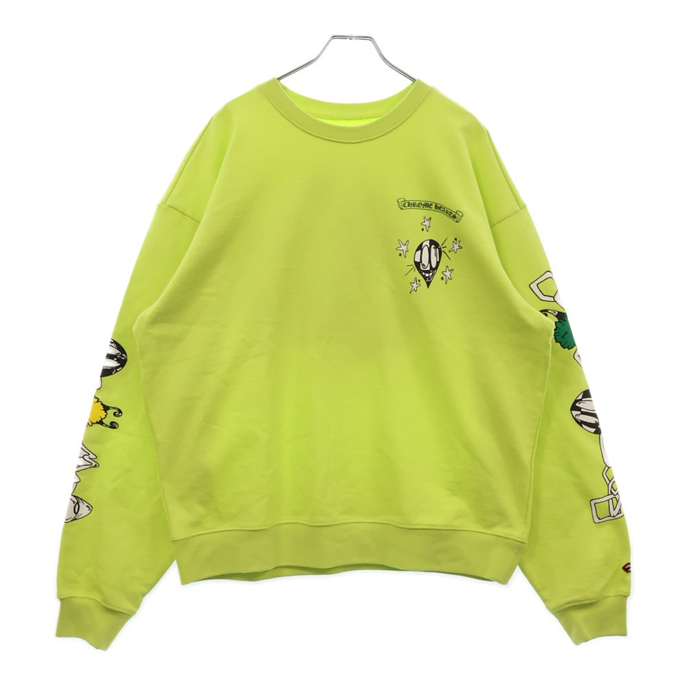 CHROME HEARTS(クロムハーツ) 22AW ×MATTY PPO LINK SWTSHRTBOY マッティボーイ プロ リンク クルーネック スウェット トレーナー イエロー