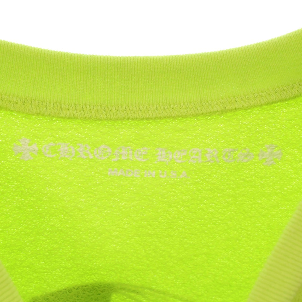 CHROME HEARTS(クロムハーツ) 22AW ×MATTY PPO LINK SWTSHRTBOY マッティボーイ プロ リンク クルーネック スウェット トレーナー イエロー