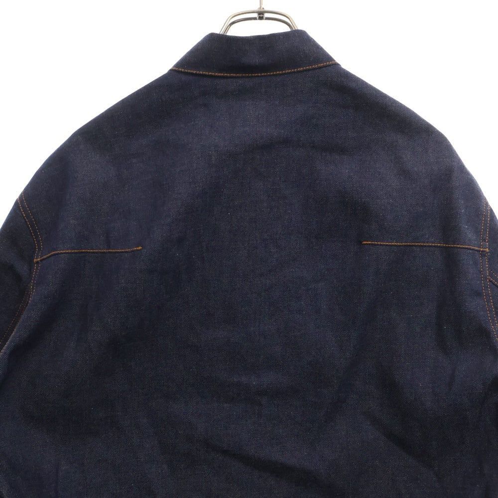 TSTS(ティーエスティーエス) 24AW 2GINGHAM LINING DENIM JACKET ギンガム ライニング デニムジャケット インディゴ 24AMM0601