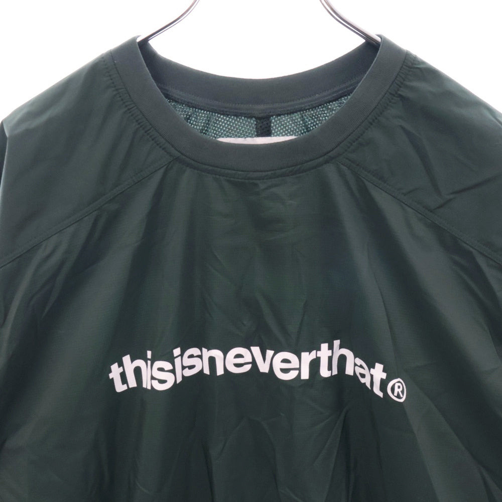 THISISNEVERTHAT(ディスイズネバーザット) 25SS PERTEX EQ Trail Pullover パーテックス トレイル プルオーバー クルーネック トラックジャケット カーキ TN251WTOLS10