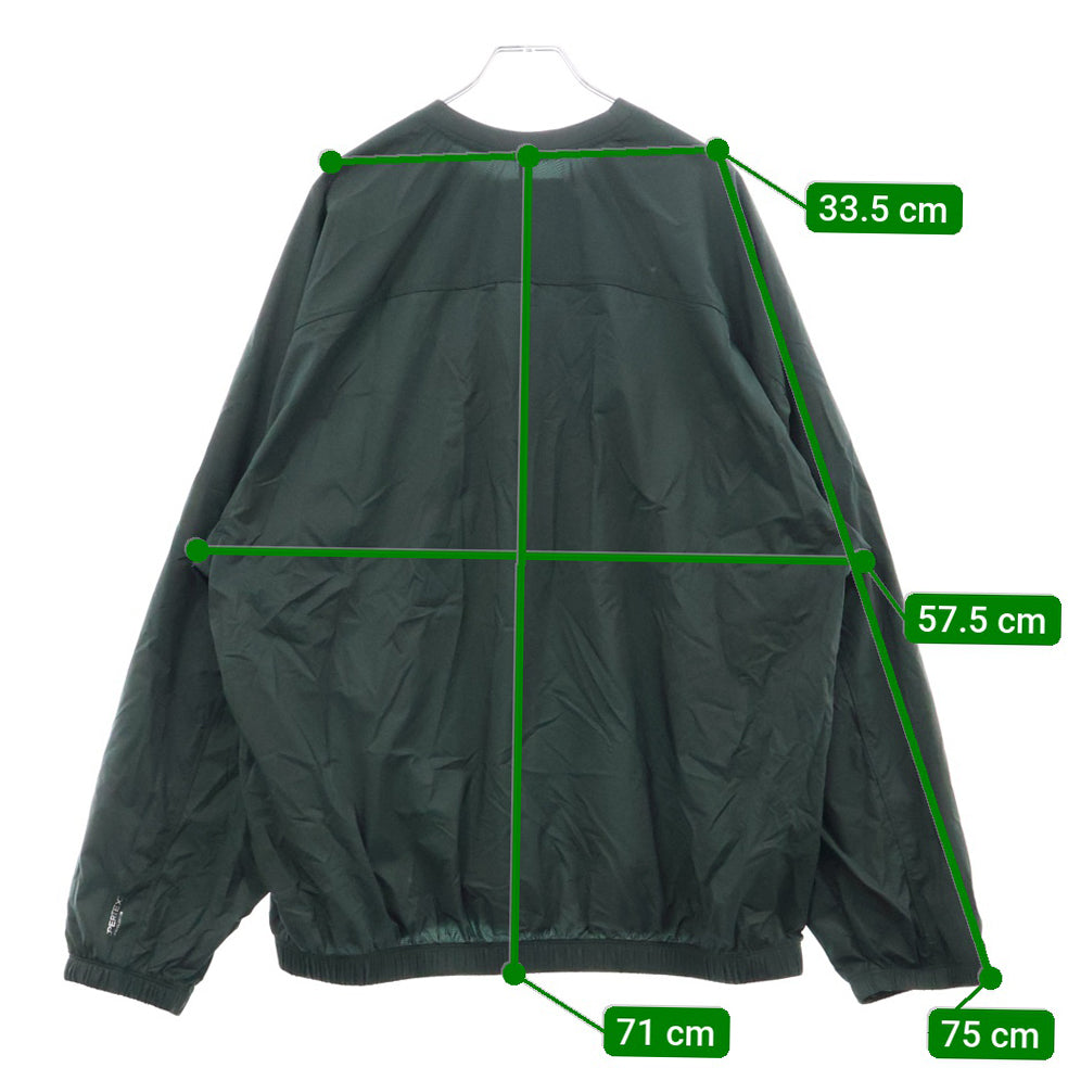 THISISNEVERTHAT(ディスイズネバーザット) 25SS PERTEX EQ Trail Pullover パーテックス トレイル プルオーバー クルーネック トラックジャケット カーキ TN251WTOLS10