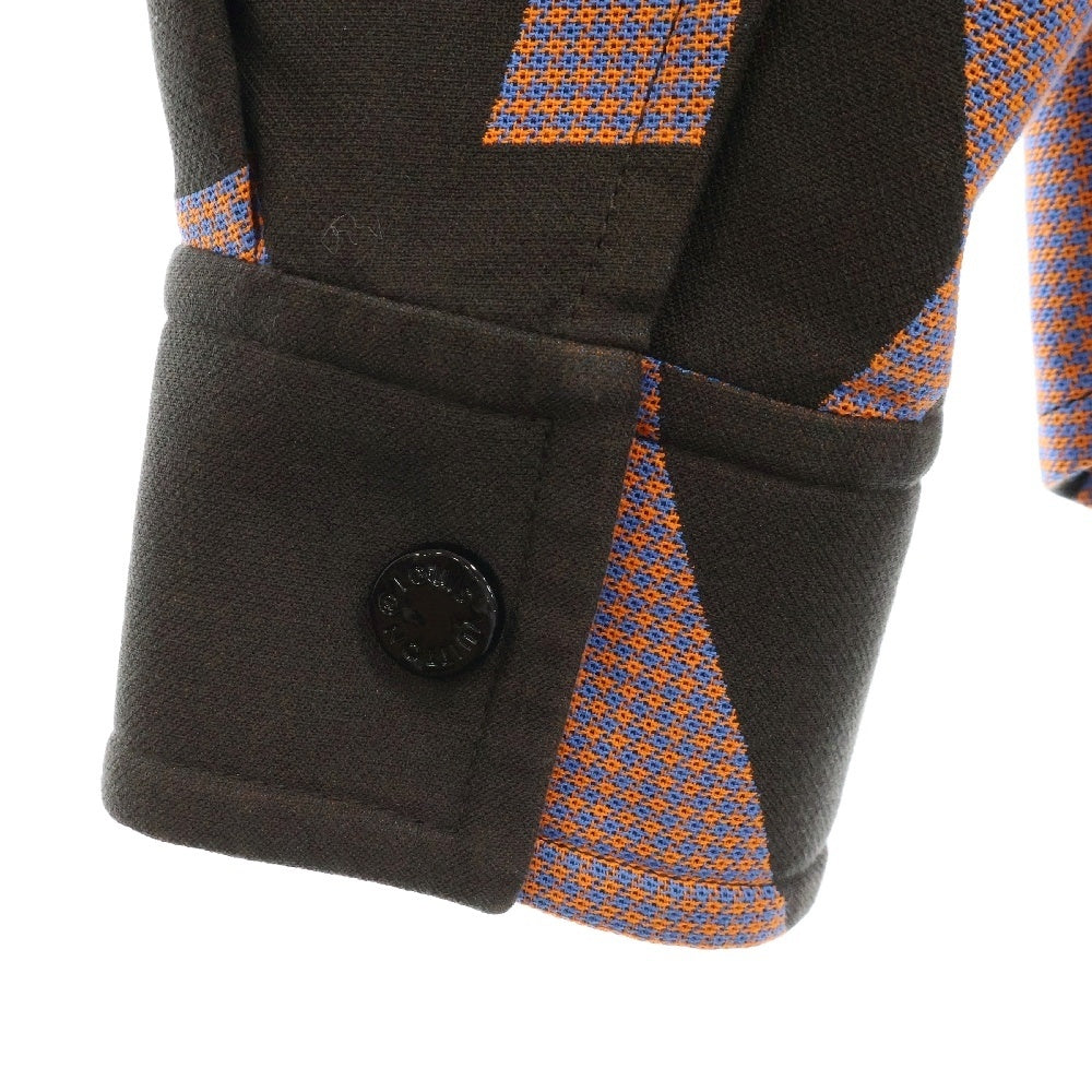 LOUIS VUITTON(ルイヴィトン) 23SS ダブルフェイスオーバーシャツジャケット 総柄 ブルゾン ブラウン/レッド RM231M TB4 HOS01W