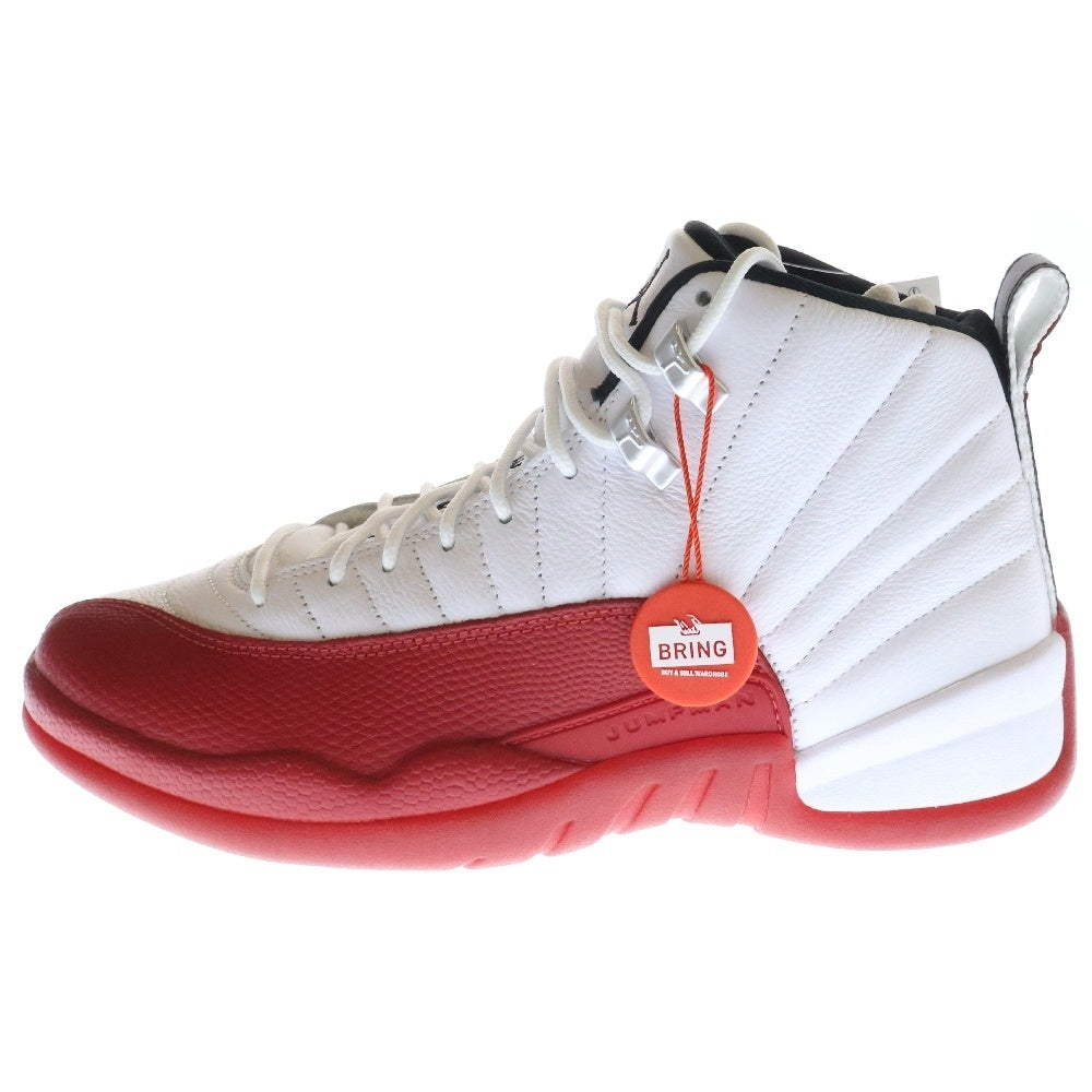NIKE(ナイキ) AIR JORDAN 12 CHERRY エアジョーダン 12 チェリー ハイカットスニーカー ホワイト/レッド US8.5/26.5cm CT8013-116