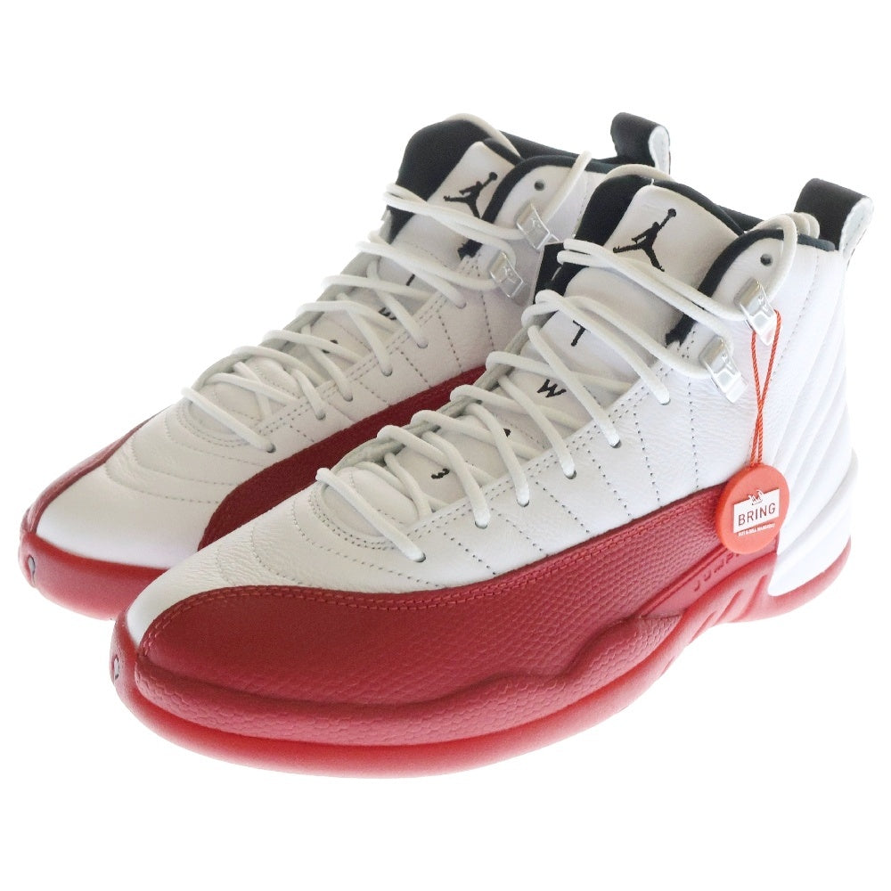 NIKE(ナイキ) AIR JORDAN 12 CHERRY エアジョーダン 12 チェリー ハイカットスニーカー ホワイト/レッド US8.5/26.5cm CT8013-116