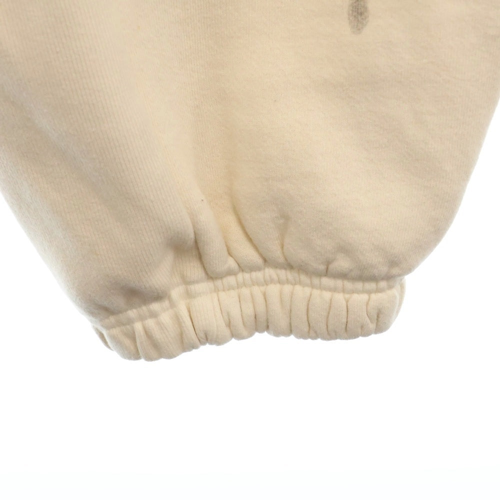 RRR123 RIVINGTON roi Rebis(リヴィントンロイレビス) ×Fear of God HERE IAM SENDO ME Sweatpants ×フィアオブゴッド ロゴパッチスウェットパンツ ベージュ