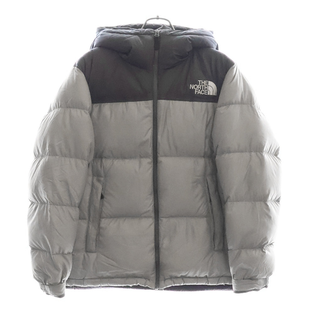 THE NORTH FACE(ザノースフェイス) NUPTSE HOODIE ヌプシ フード ダウンジャケット グレー ND92232R