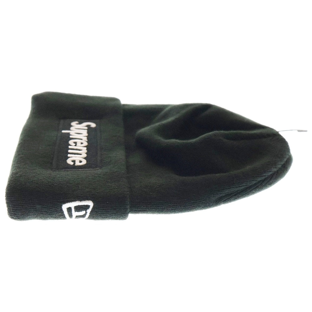SUPREME(シュプリーム) 24AW ×New Era Box Logo Beanie ニューエラ ボックスロゴ ビーニー ニットキャップ 帽子 ブラック