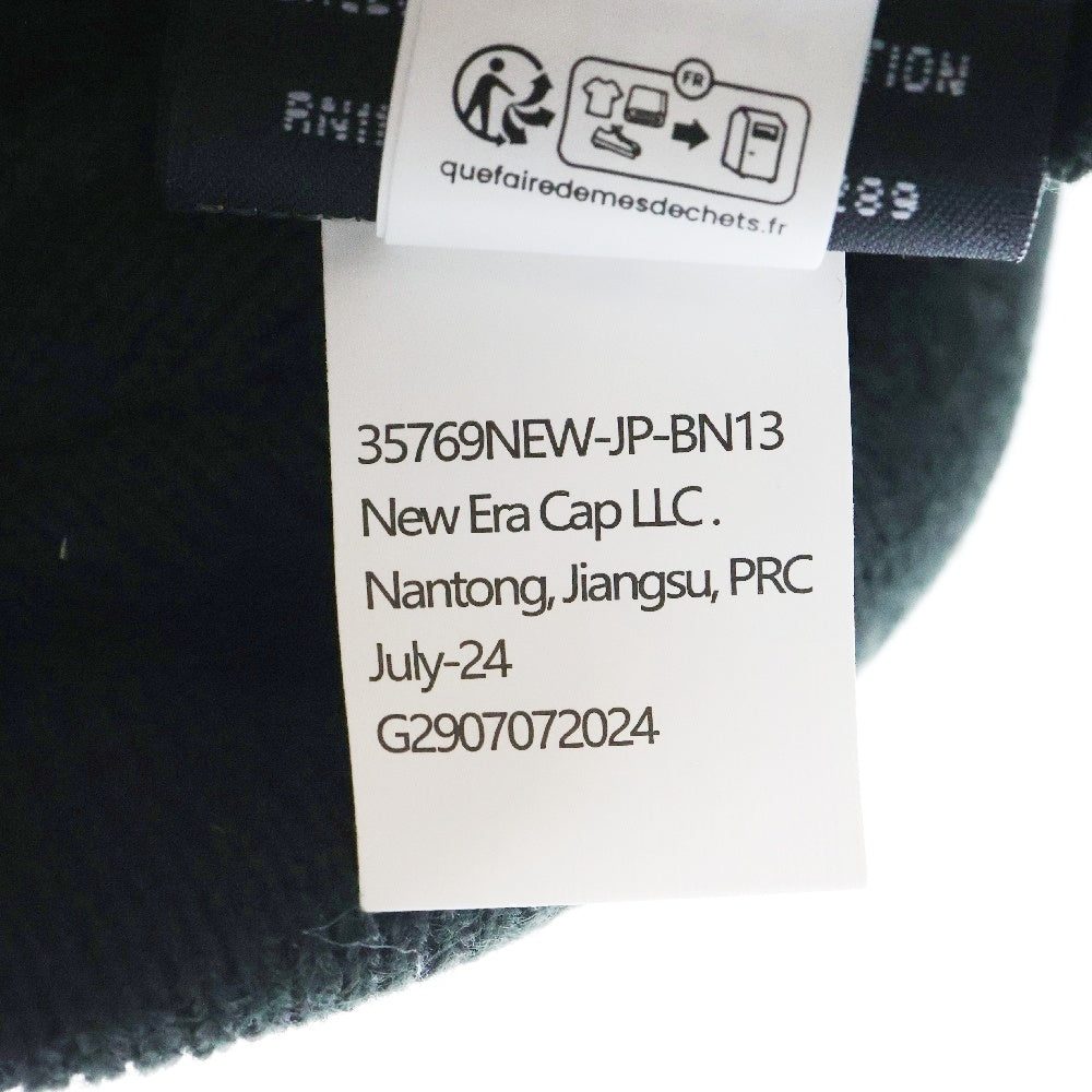 SUPREME(シュプリーム) 24AW ×New Era Box Logo Beanie ニューエラ ボックスロゴ ビーニー ニットキャップ 帽子 ブラック