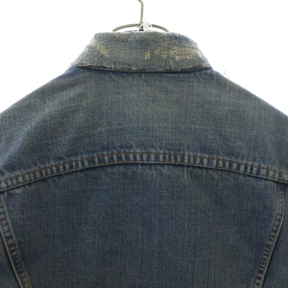 Levi's(リーバイス) 60-70s VINTAGE 70505 4th BIG E ボタン裏刻印522 ブランケット付き デニム トラッカー ジャケット インディゴ