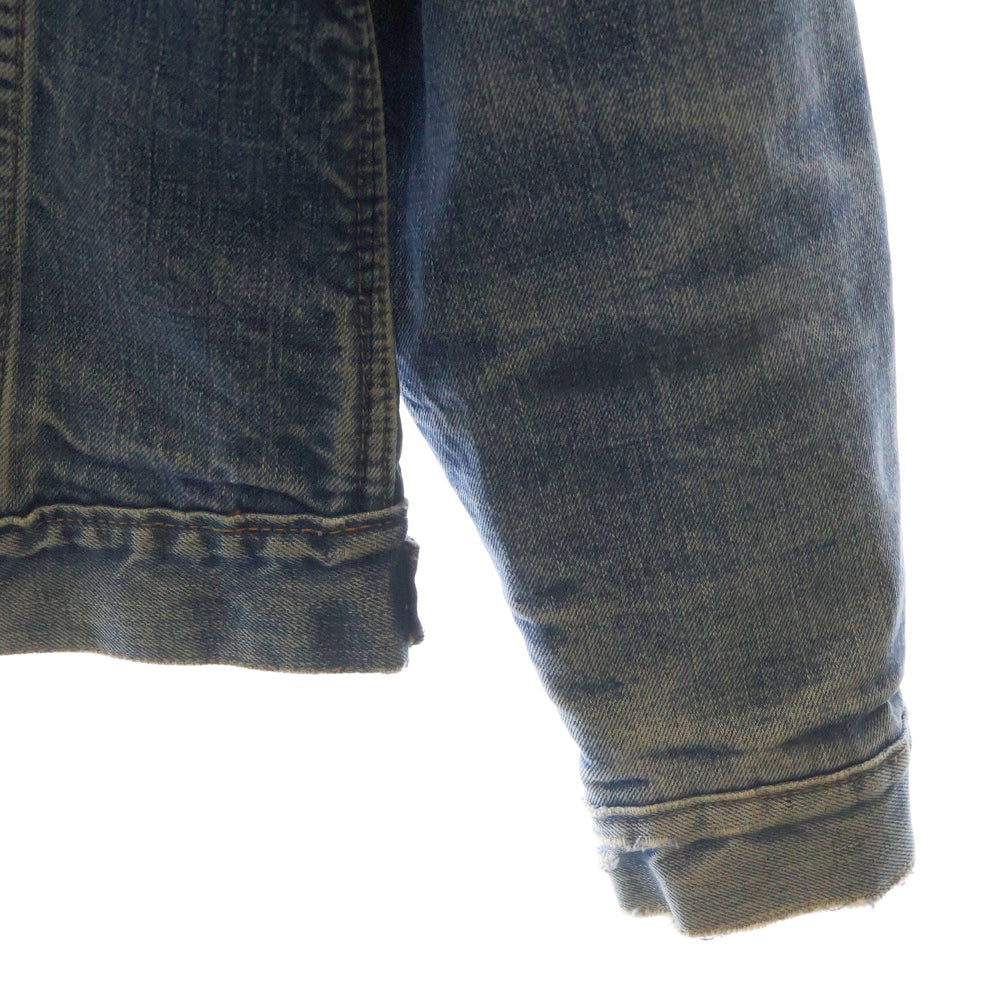 Levi's(リーバイス) 60-70s VINTAGE 70505 4th BIG E ボタン裏刻印522 ブランケット付き デニム トラッカー ジャケット インディゴ