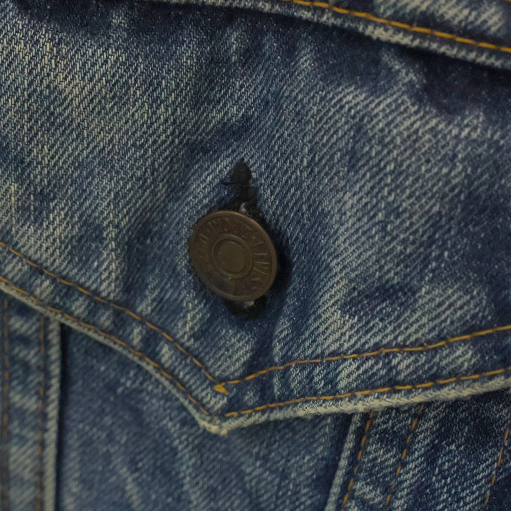 Levi's(リーバイス) 60-70s VINTAGE 70505 4th BIG E ボタン裏刻印522 ブランケット付き デニム トラッカー ジャケット インディゴ