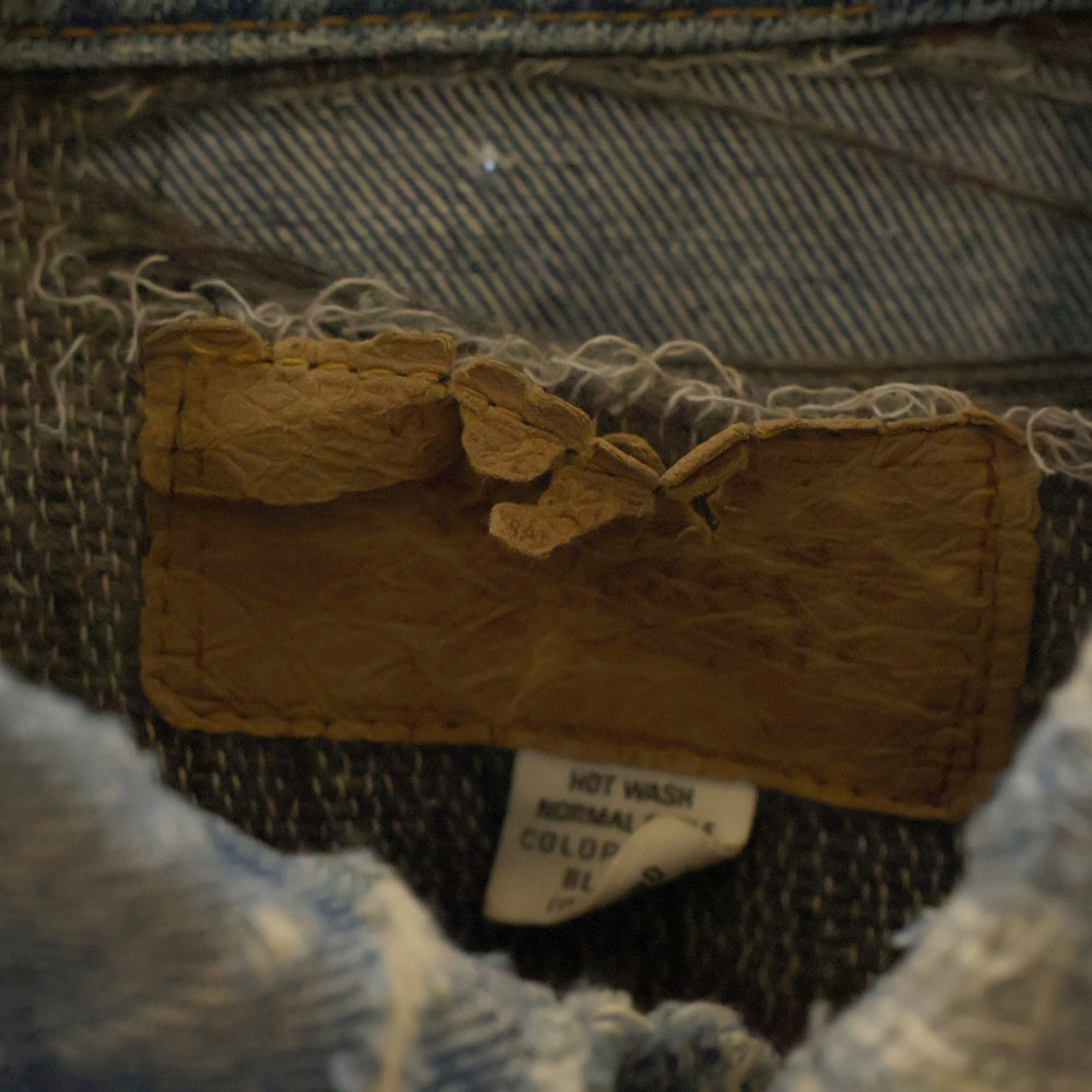 Levi's(リーバイス) 60-70s VINTAGE 70505 4th BIG E ボタン裏刻印522 ブランケット付き デニム トラッカー ジャケット インディゴ