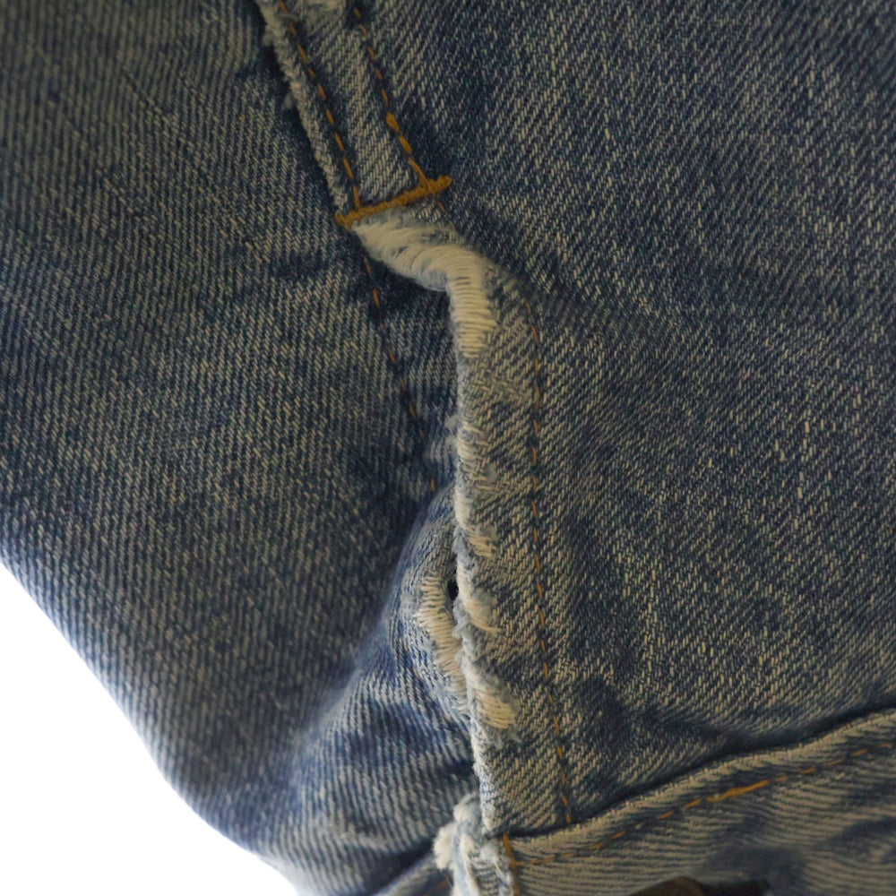 Levi's(リーバイス) 60-70s VINTAGE 70505 4th BIG E ボタン裏刻印522 ブランケット付き デニム トラッカー ジャケット インディゴ