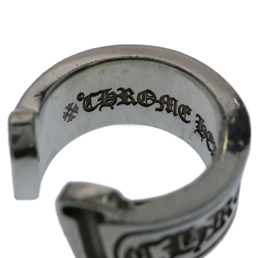 CHROME HEARTS(クロムハーツ) LG SCROLL LABEL ラージスクロールラベル リング シルバーBCA383