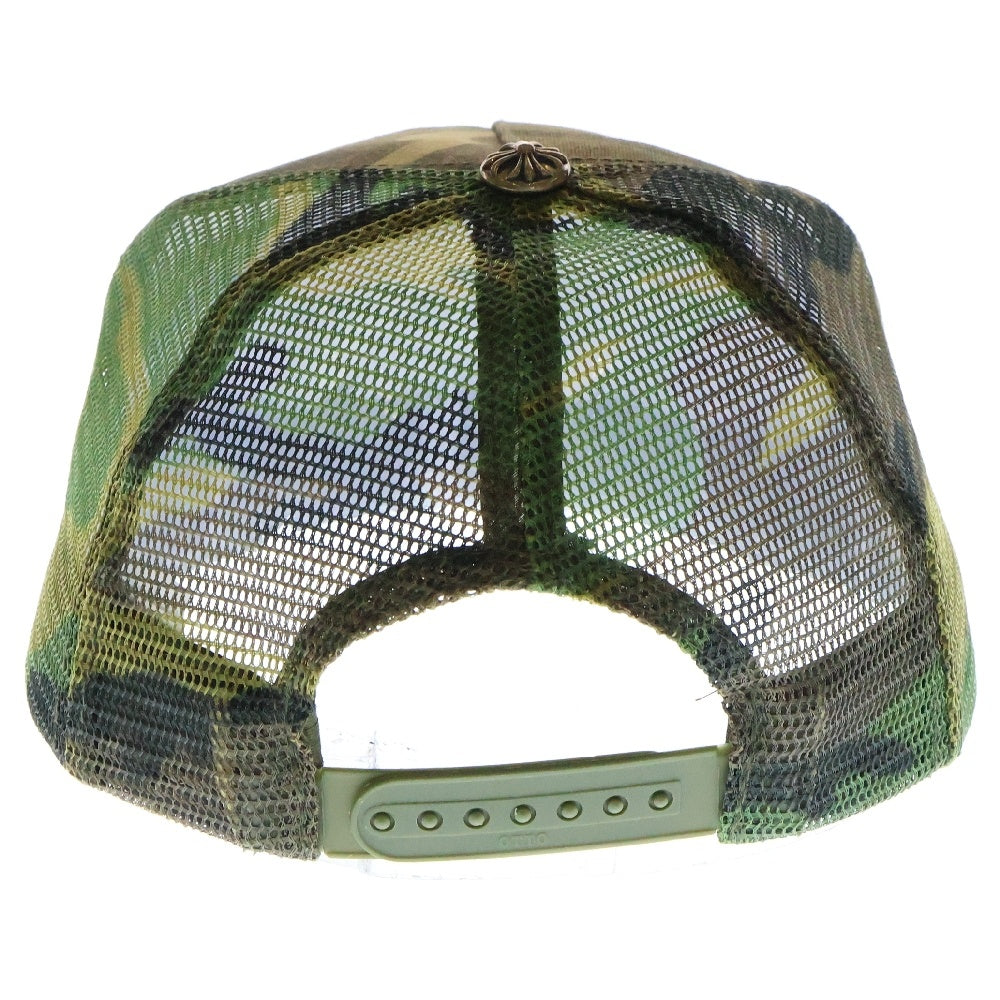 CHROME HEARTS(クロムハーツ) TRUCKER CAP トラッカーキャップ CHパッチクロスボール付メッシュ帽子 カモ