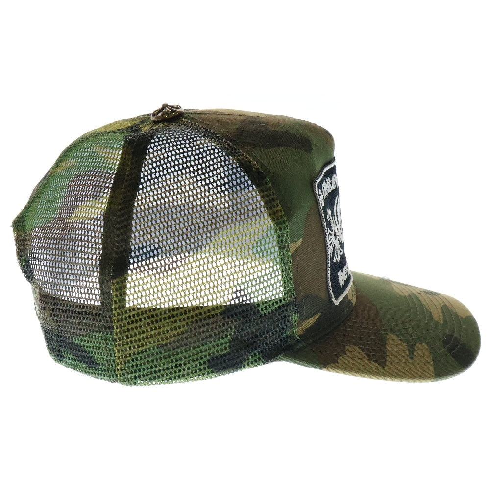 CHROME HEARTS(クロムハーツ) TRUCKER CAP トラッカーキャップ CHパッチクロスボール付メッシュ帽子 カモ