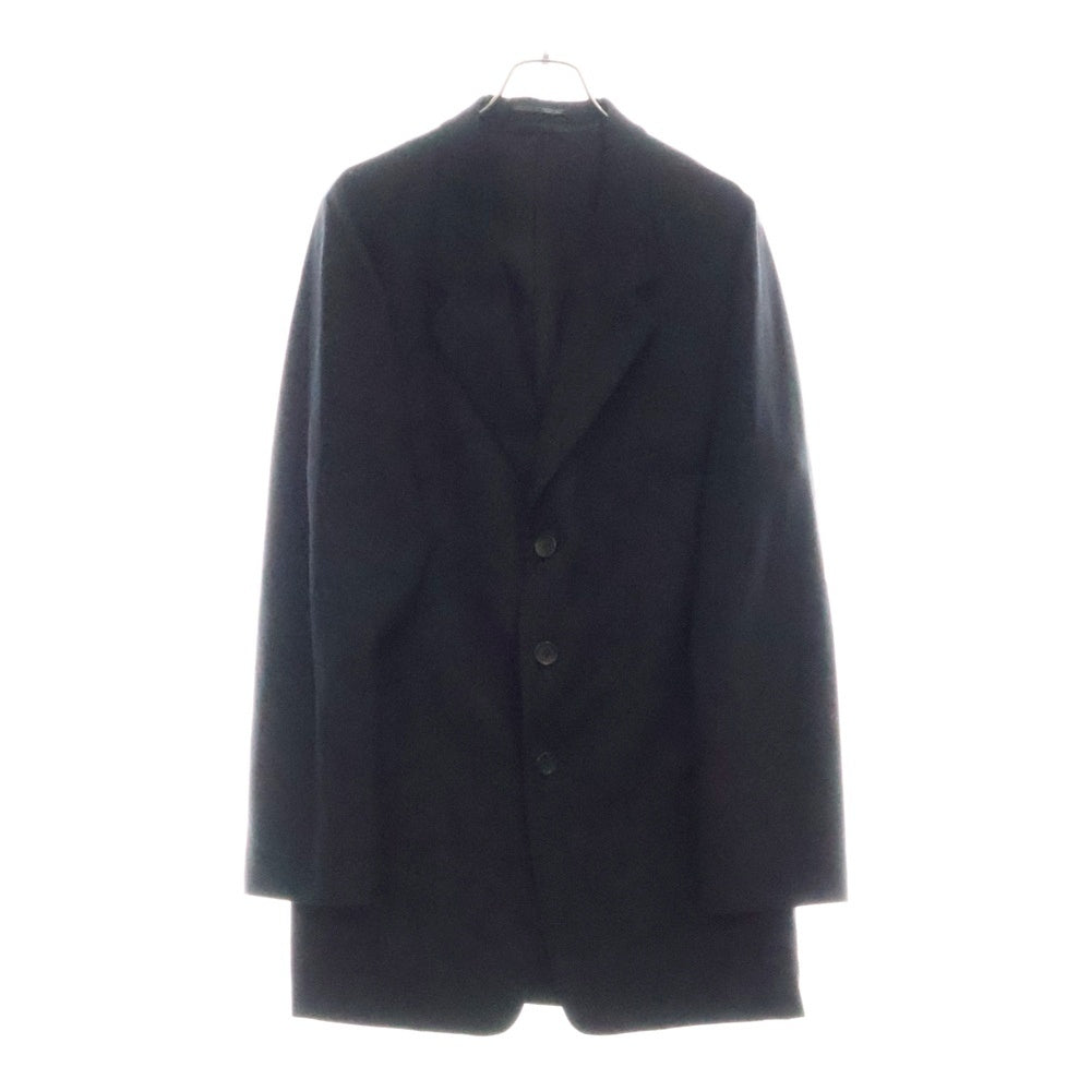 Yohji Yamamoto POUR HOMME(ヨウジヤマモト プールオム) 24SS ラグランスリーブJK ウールギャバジン ジャケット HS-J46-100