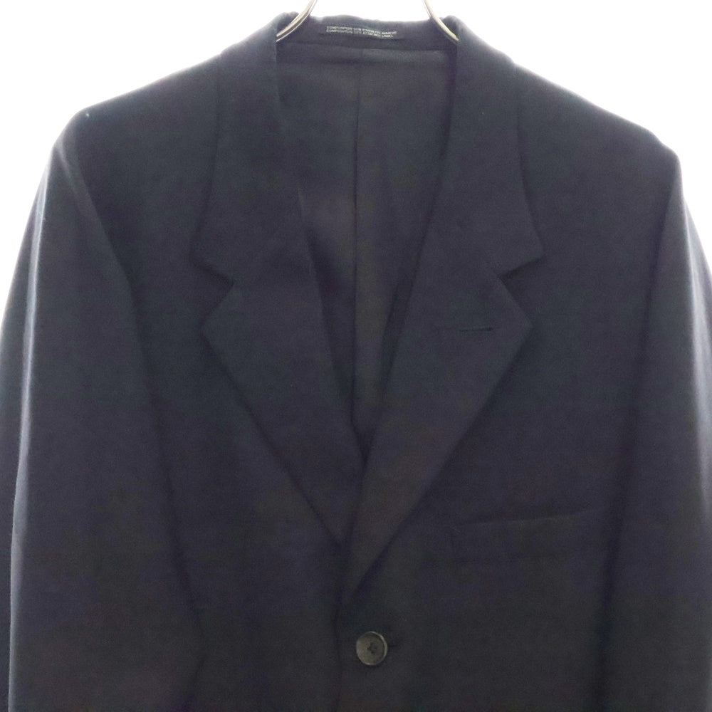 Yohji Yamamoto POUR HOMME(ヨウジヤマモト プールオム) 24SS ラグランスリーブJK ウールギャバジン ジャケット HS-J46-100