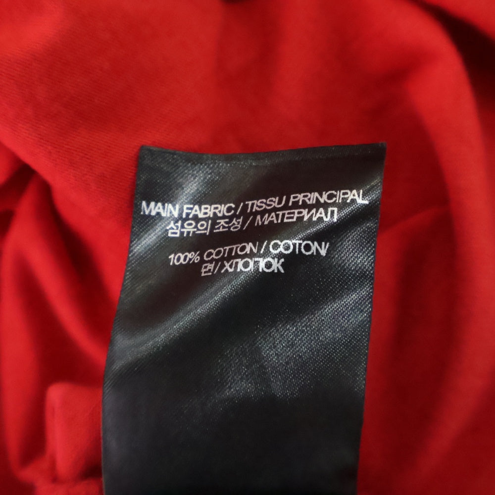 VETEMENTS(ヴェトモン) BULLSHIRT T-SHIRT フロントロゴ半袖Tシャツ カットソー レッド UA53TR340R