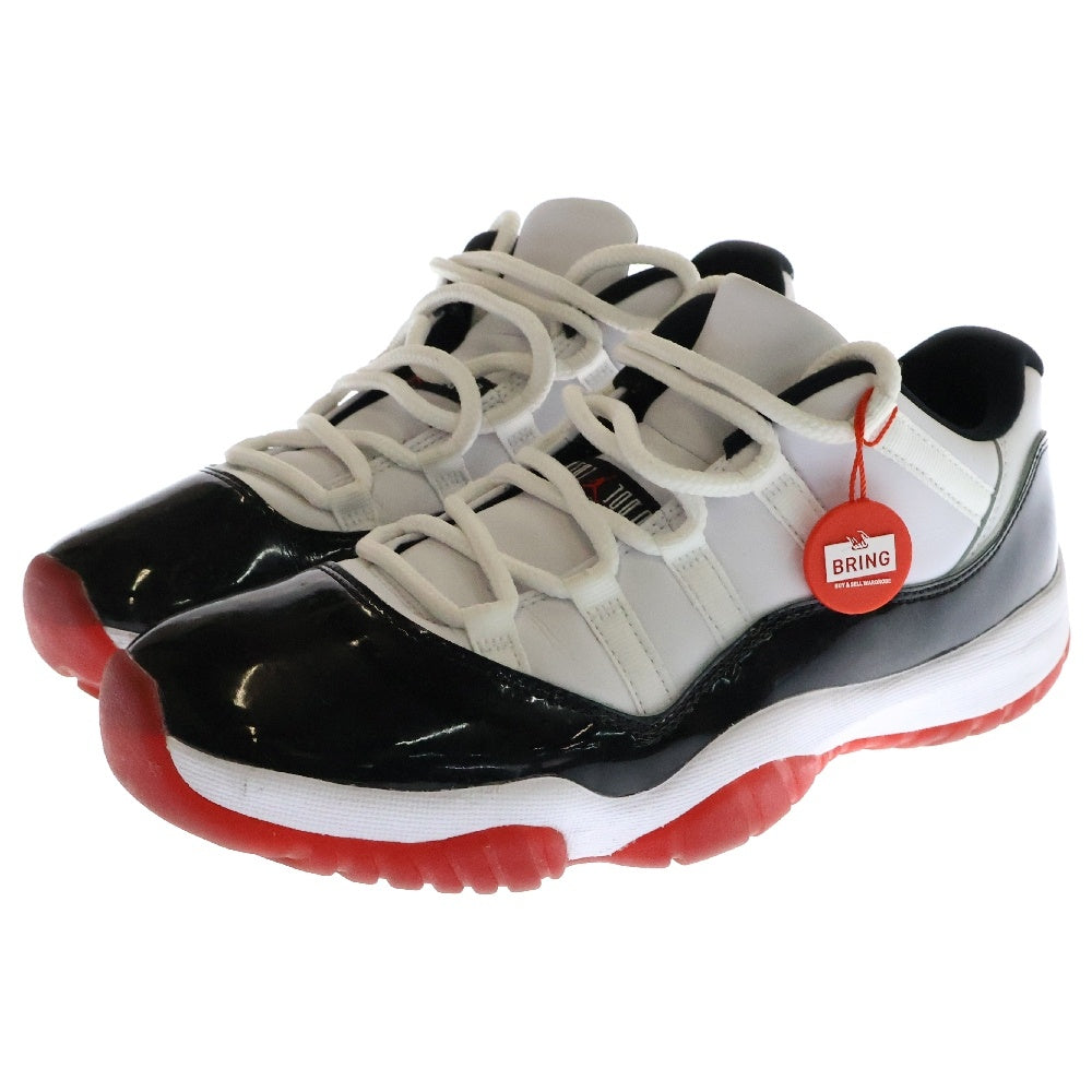 NIKE(ナイキ) AIR JORDAN 11 LOW GYM RED AV2187-160 エアジョーダン11 ジムレッド ローカットスニーカー シューズ ホワイト/ブラック/レッド US9/27cm