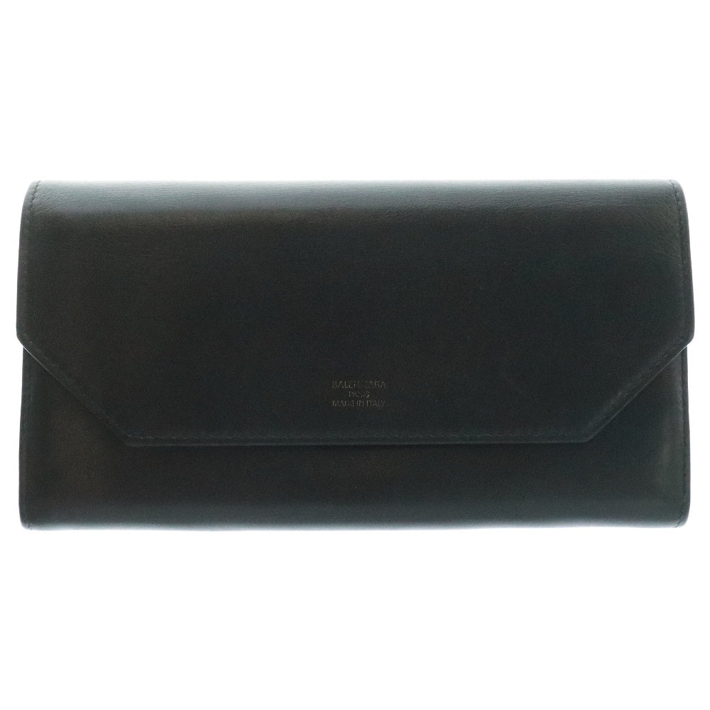 BALENCIAGA(バレンシアガ) コンチネンタルウォレット レザー 長財布 ブラック 736732