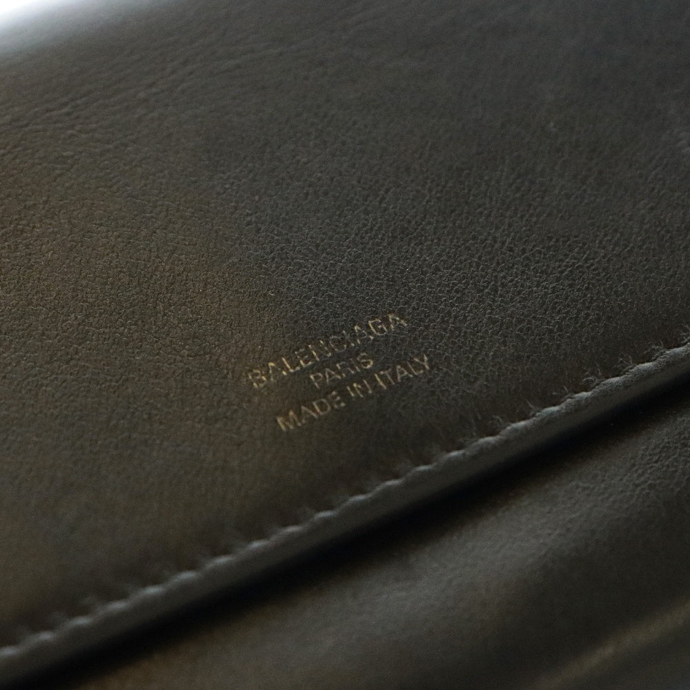 BALENCIAGA(バレンシアガ) コンチネンタルウォレット レザー 長財布 ブラック 736732