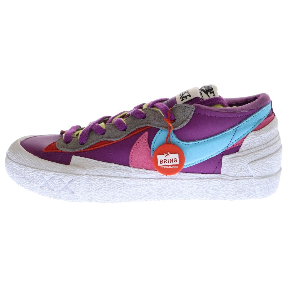 NIKE(ナイキ) ×sacai×KAWS BLAZER LOW DM7901-500 サカイ カウズ ブレーザー ローカットスニーカー パープル US8.5/26.5cm