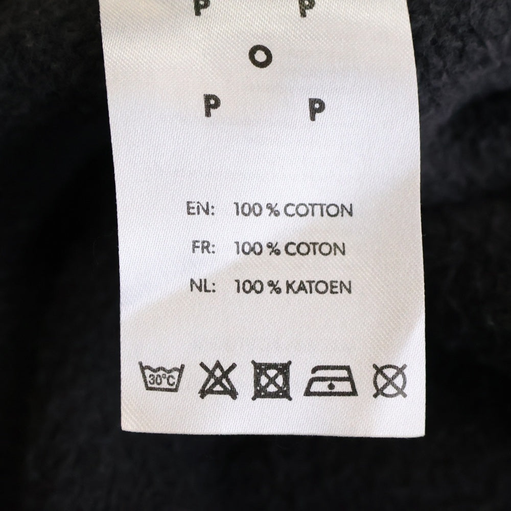 POP TRADING COMPANY(ポップトレーディングカンパニー) フロントプリント プルオーバーパーカー フーディー グレー