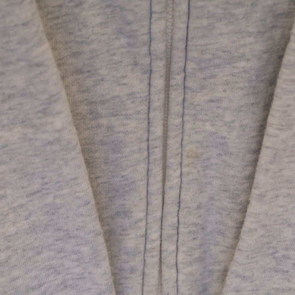 HUF(ハフ) MILTON ZIP-UP HOODIE フロントロゴ刺繍 ジップアップパーカー フーディー グレー