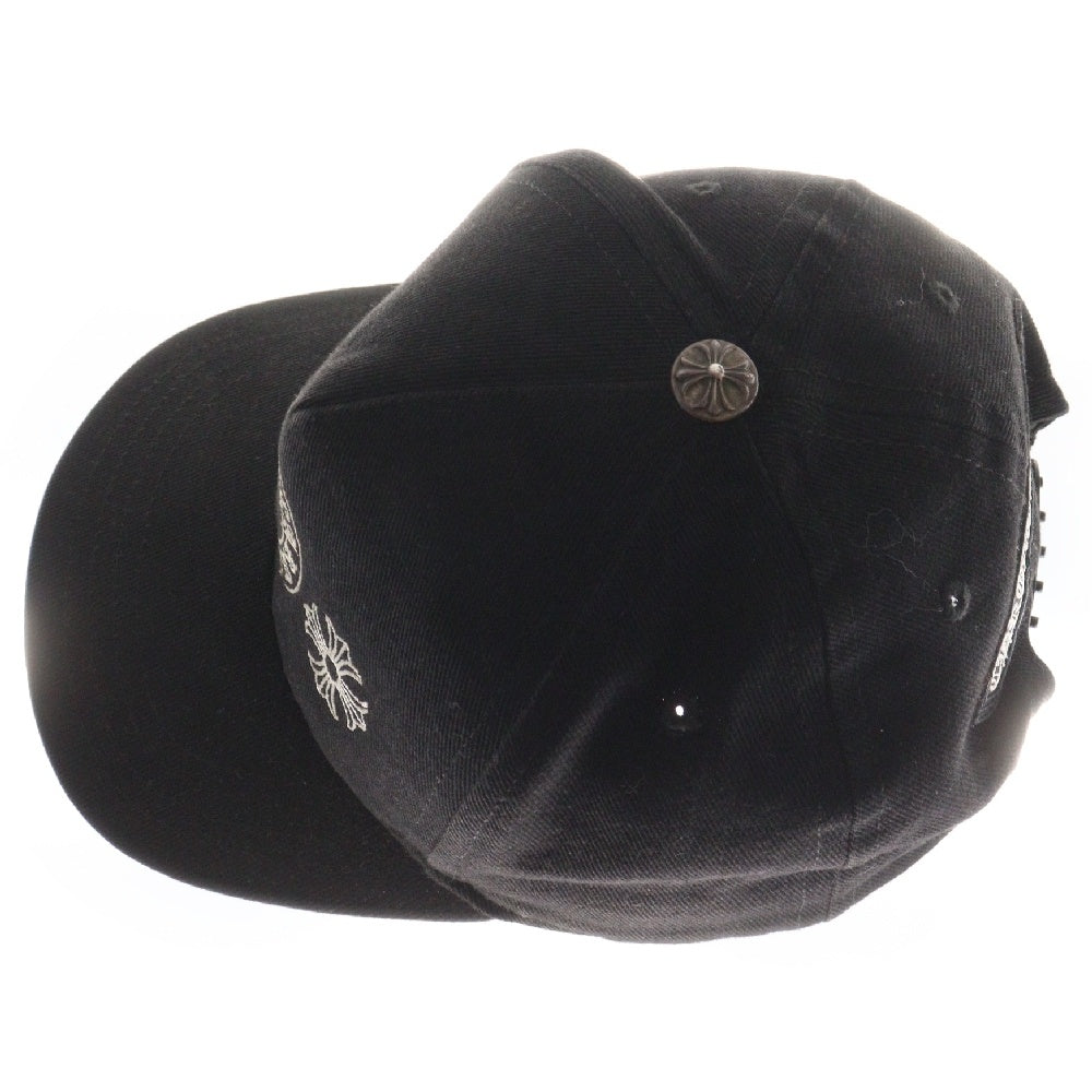 CHROME HEARTS(クロムハーツ) Horseshoe Cross Baseball Cap ホースシュー ベースボールキャップ ブラック 2238-304-2712