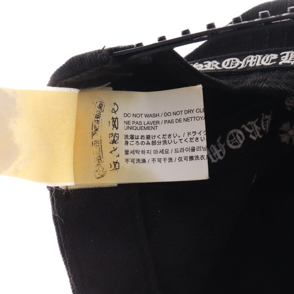 CHROME HEARTS(クロムハーツ) Horseshoe Cross Baseball Cap ホースシュー ベースボールキャップ ブラック 2238-304-2712
