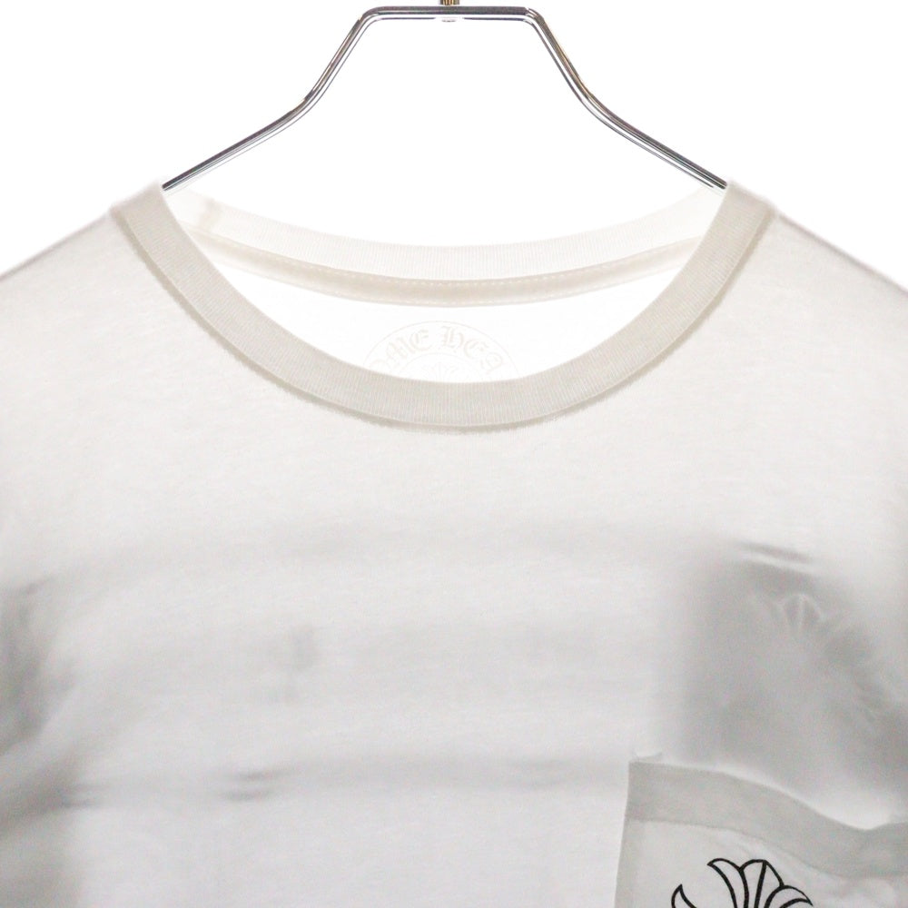 CHROME HEARTS(クロムハーツ) HollyWood Cross Box Logo Tee 長袖カットソー フロントプリント 2212-304-0147