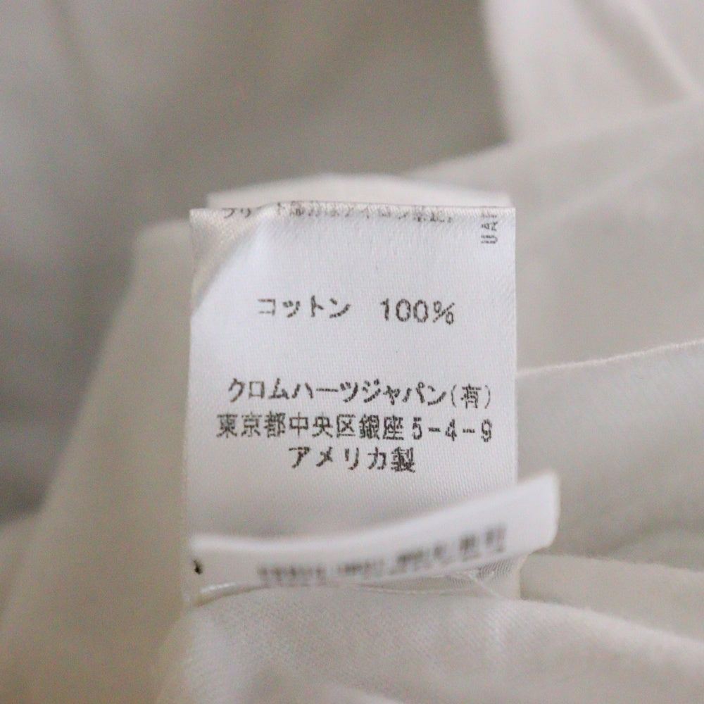 CHROME HEARTS(クロムハーツ) HollyWood Cross Box Logo Tee 長袖カットソー フロントプリント 2212-304-0147