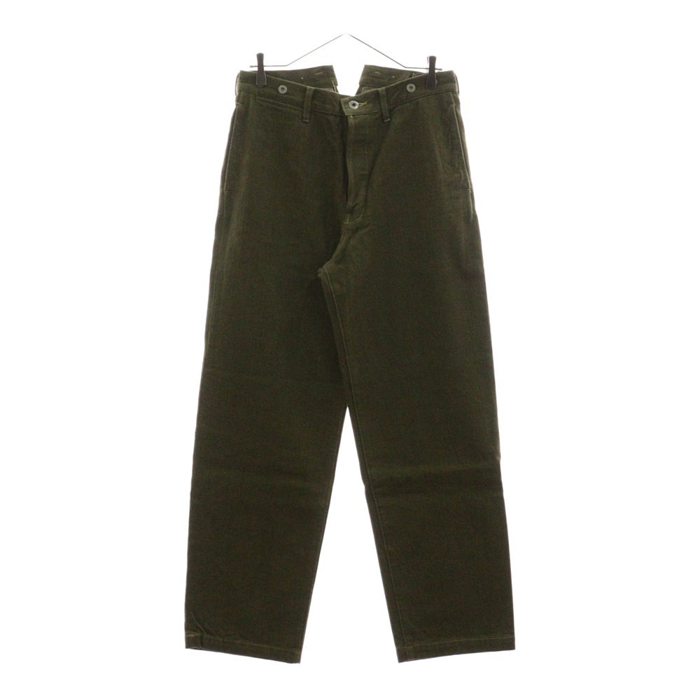 ORGUEIL(オルゲイユ) Green Denim Work Pants デニム ワークパンツ カーキ OR-1114