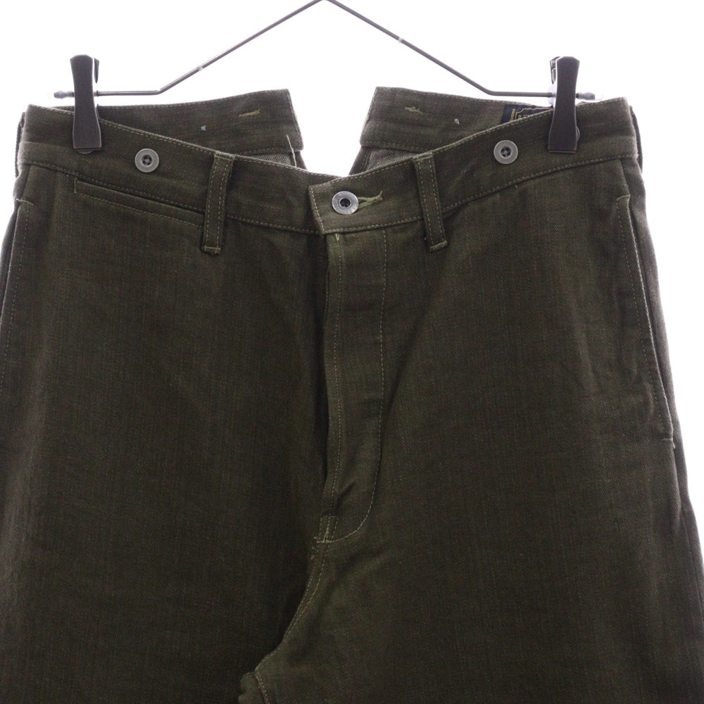ORGUEIL(オルゲイユ) Green Denim Work Pants デニム ワークパンツ カーキ OR-1114