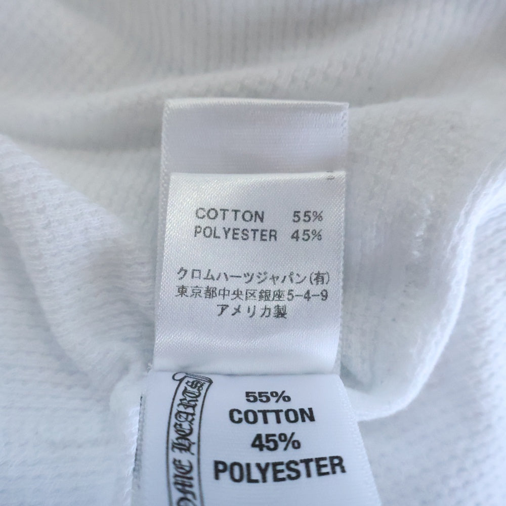 CHROME HEARTS(クロムハーツ) Thermal L/S SCRL SCROLL LABEL PRINT 長袖ロンTカットソー ホースシュー サーマル 2212-304-0335 ホワイト