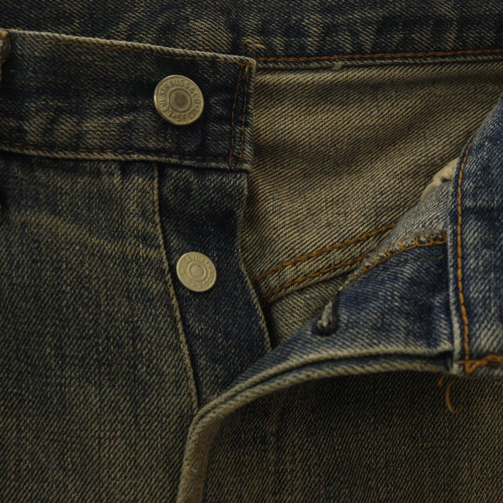 Levi's(リーバイス) VINTAGE 60-70S 501 66 BIG E ボタン裏6 赤耳 フライボタン デニムパンツ インディゴ