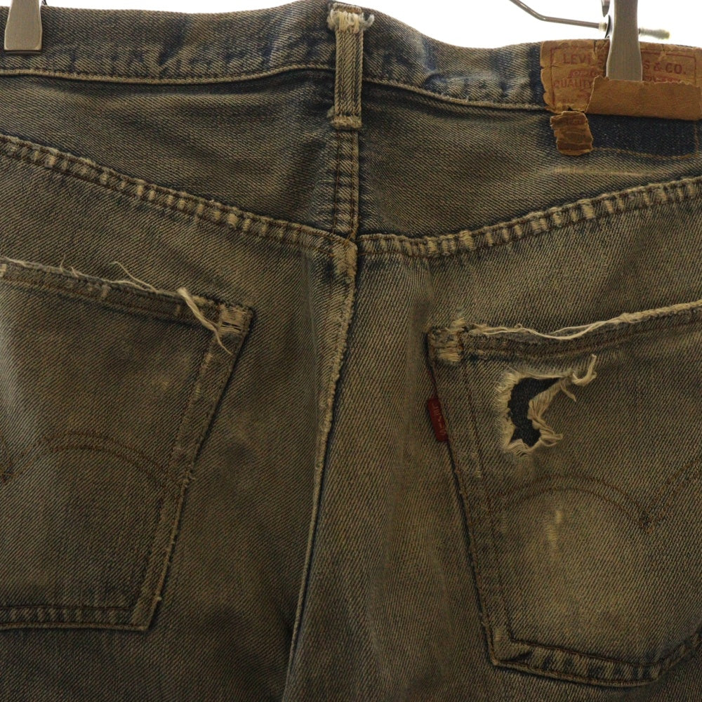 Levi's(リーバイス) VINTAGE 60-70S 501 66 BIG E ボタン裏6 赤耳 フライボタン デニムパンツ インディゴ