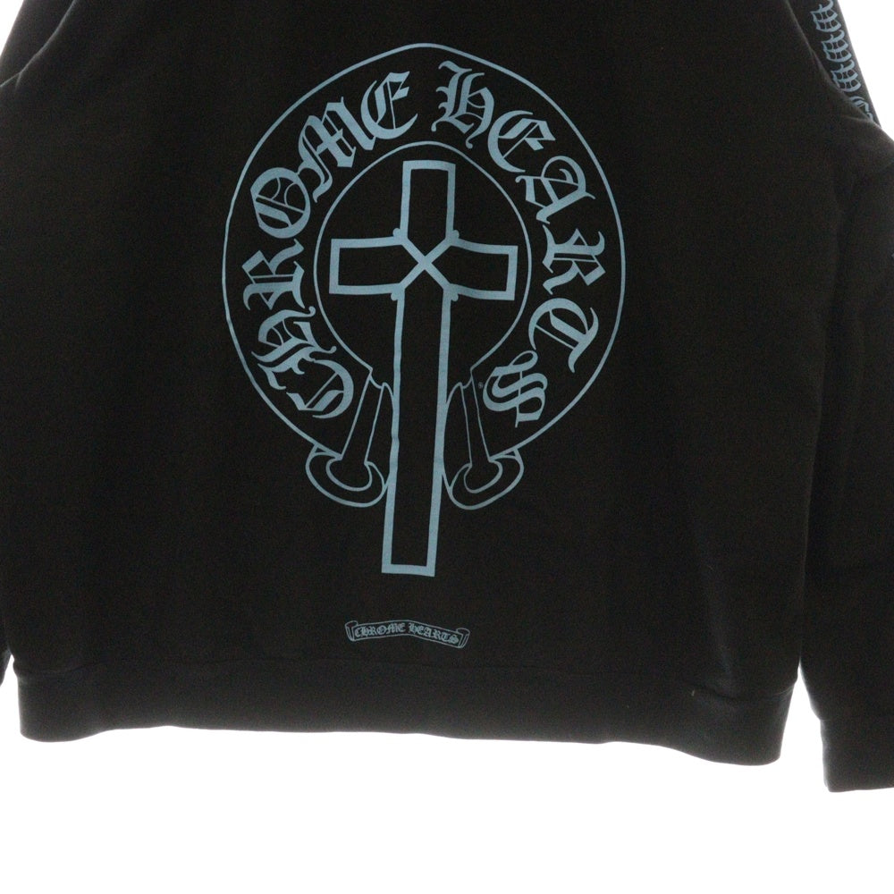 CHROME HEARTS(クロムハーツ) WWW.CHROMEHEARTS.COM MAPPLETHORPE オンライン限定メイプルソープホースシュー プルオーバーパーカー ブルー/ブラック