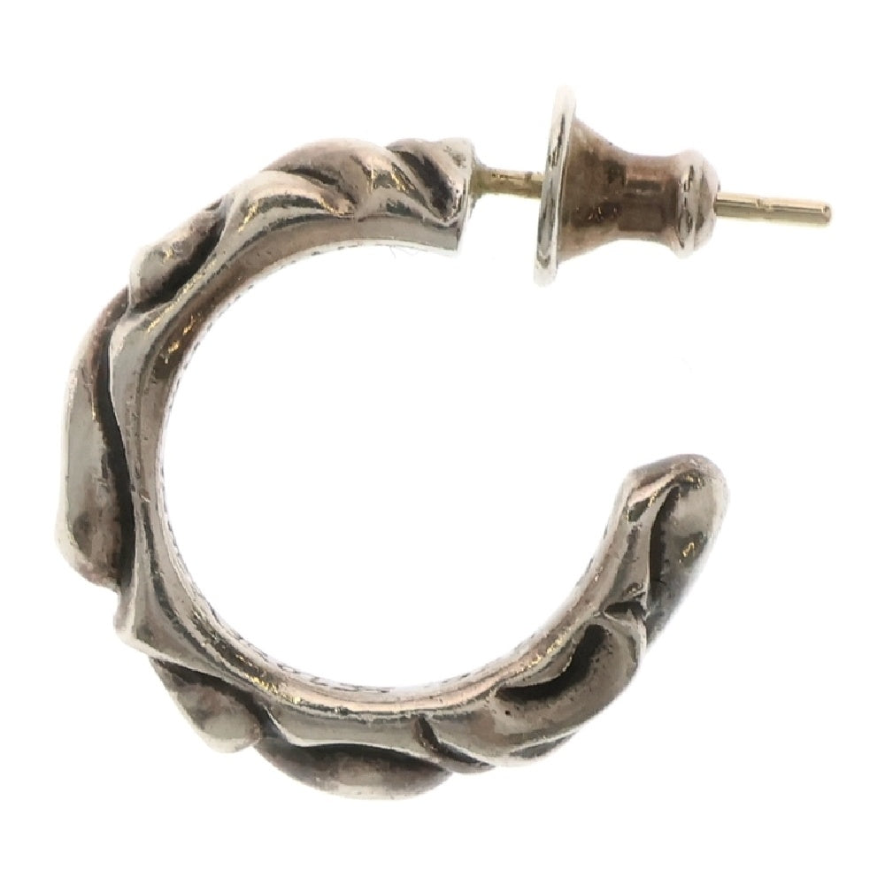 CHROME HEARTS(クロムハーツ) HOOP SCROOL スクロール フープピアス シルバー BCA102
