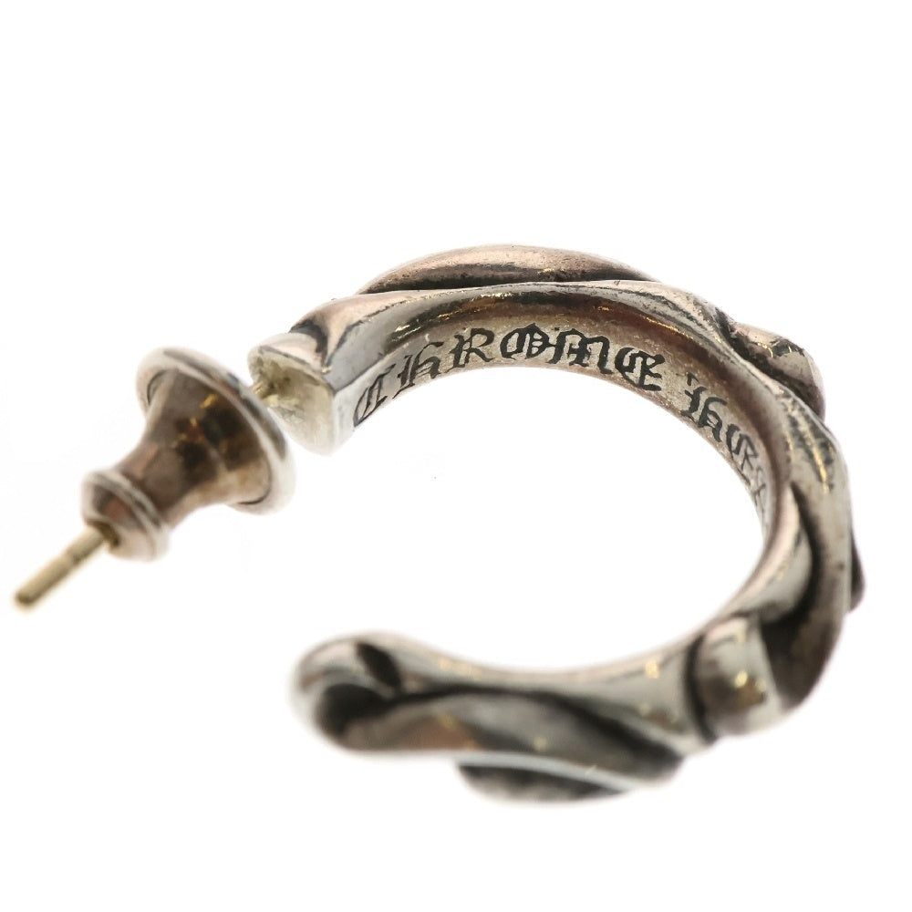 CHROME HEARTS(クロムハーツ) HOOP SCROOL スクロール フープピアス シルバー BCA102