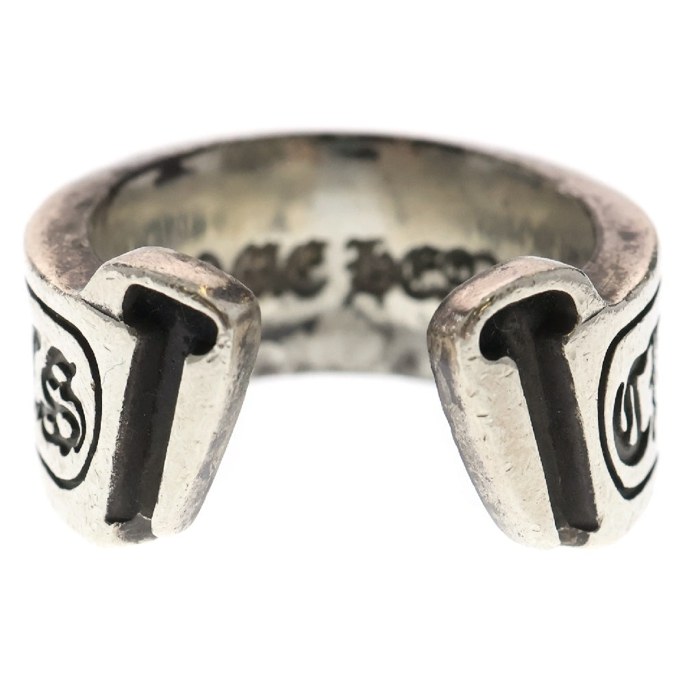 CHROME HEARTS(クロムハーツ) LG SCROLL LABEL ラージスクロールラベル リング シルバーBCA383