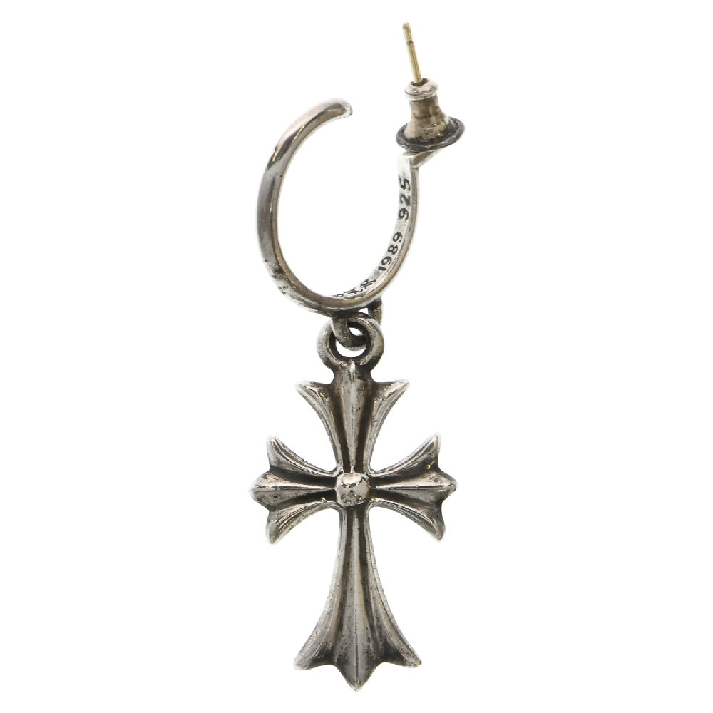 CHROME HEARTS(クロムハーツ) TINY CH CROSS タイニーCHクロス フープピアス シルバー BCA115