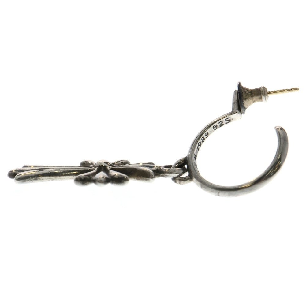 CHROME HEARTS(クロムハーツ) TINY CH CROSS タイニーCHクロス フープピアス シルバー BCA115