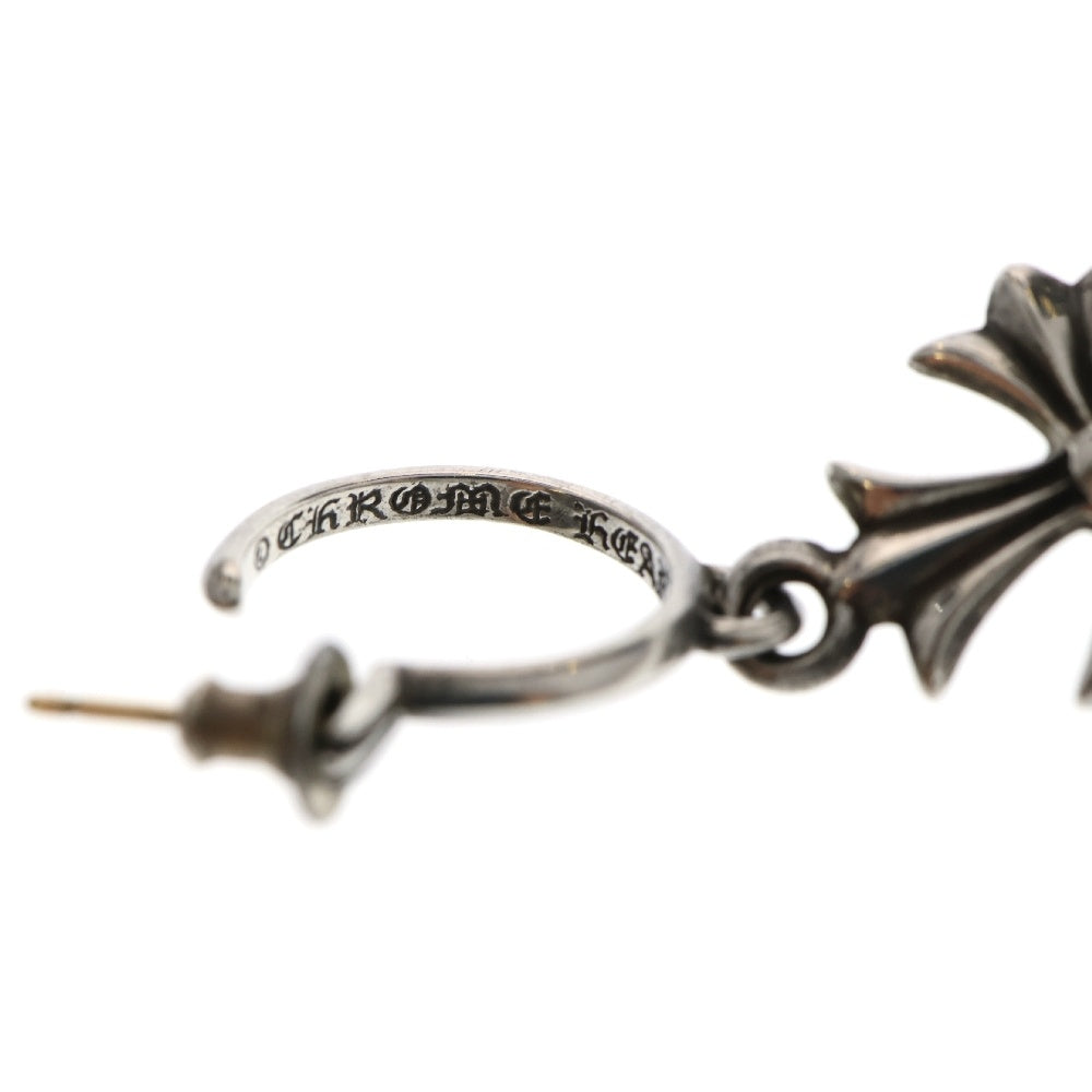 CHROME HEARTS(クロムハーツ) TINY CH CROSS タイニーCHクロス フープピアス シルバー BCA115
