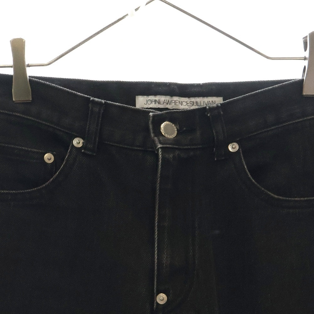 JOHN LAWRENCE SULLIVAN(ジョンローレンスサリバン) KNEE BUTTON JEANS ニーボタン デニムパンツ ブラック 2A011-0321-15